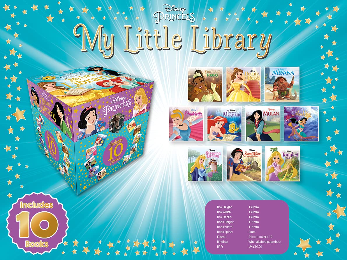 Disney Princess Collection: My Little Library of Enchanting Books
