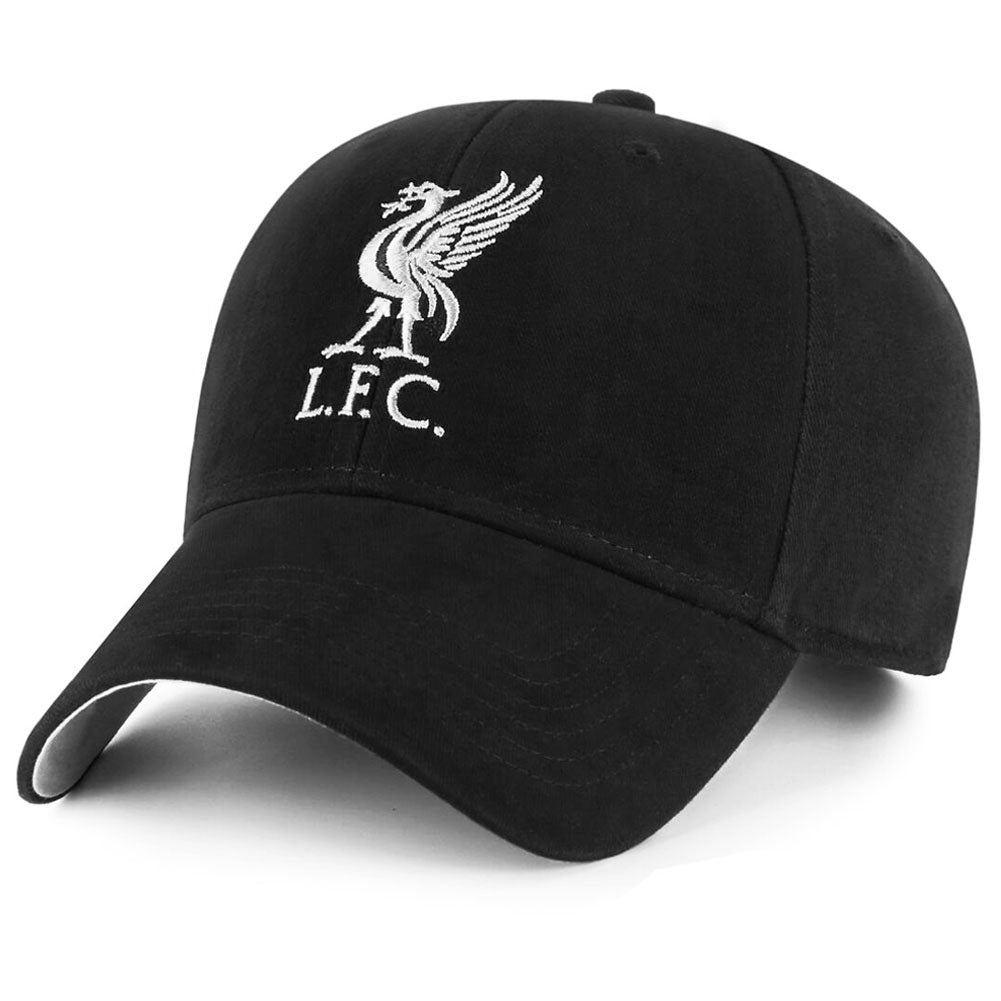 Authentic Liverpool FC Black Baseball Cap for Adults