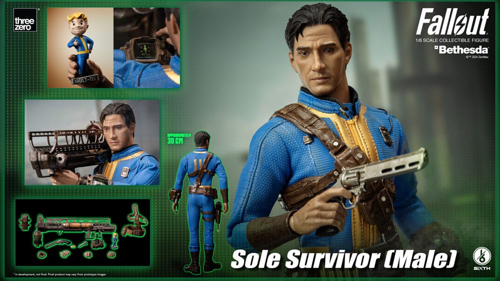 Fallout 4 Male Sole Survivor 1/6 Scale Collectible FigZero Action Figure