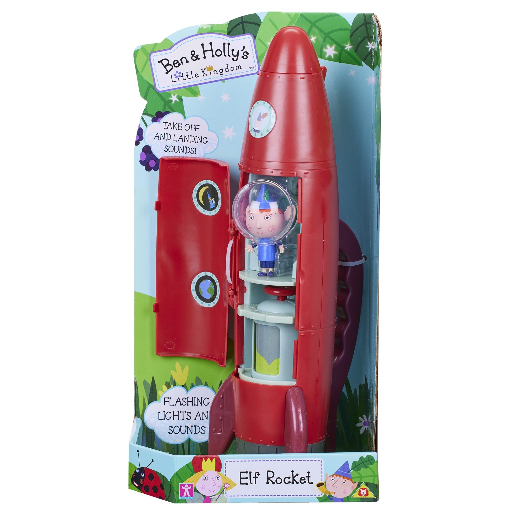Ben & Holly's Magical Elf Rocket with Flashing Light and Sounds