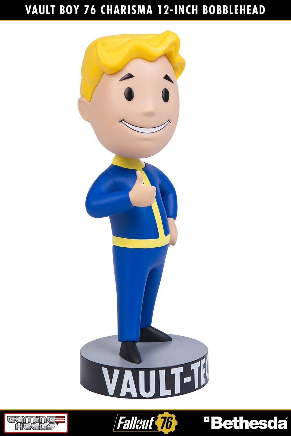High - Quality 12 - Inch Fallout Vault Boy 76 Charisma Bobblehead