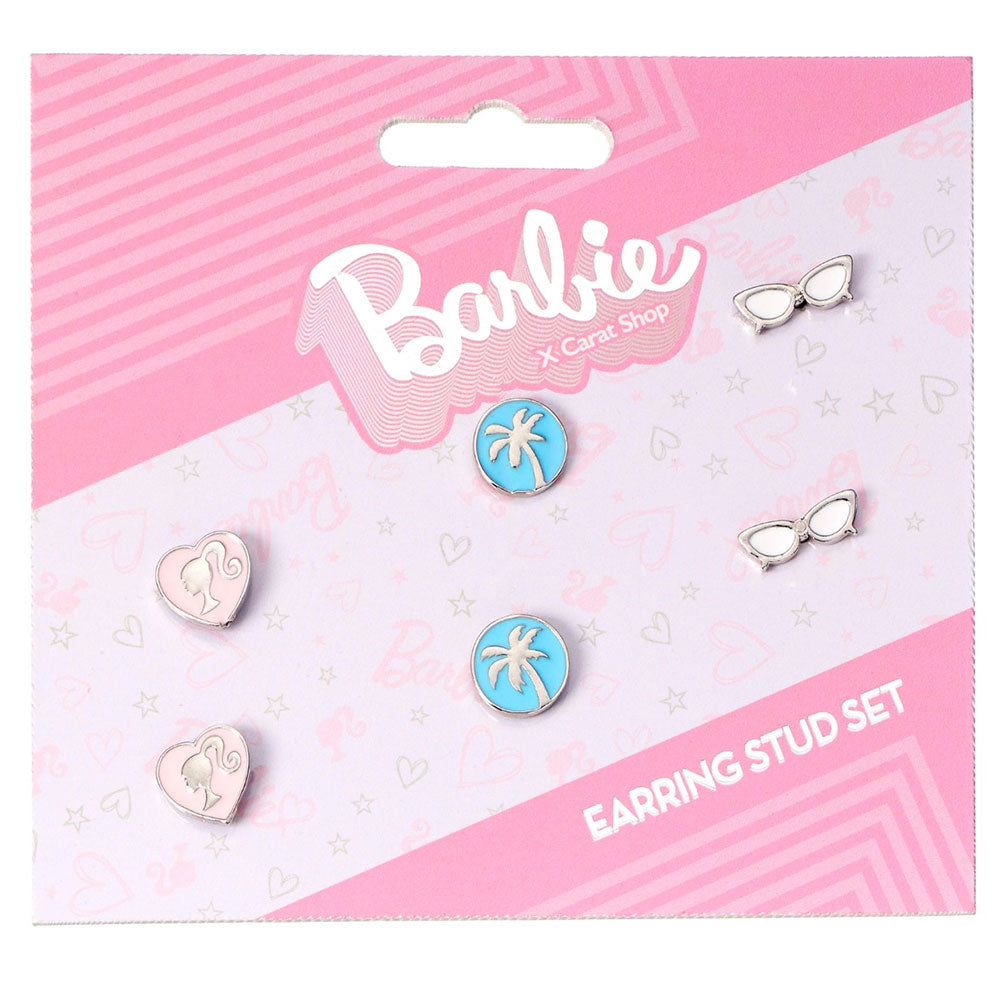 Stylish Barbie Classic Stud Earring Set with Unique Designs