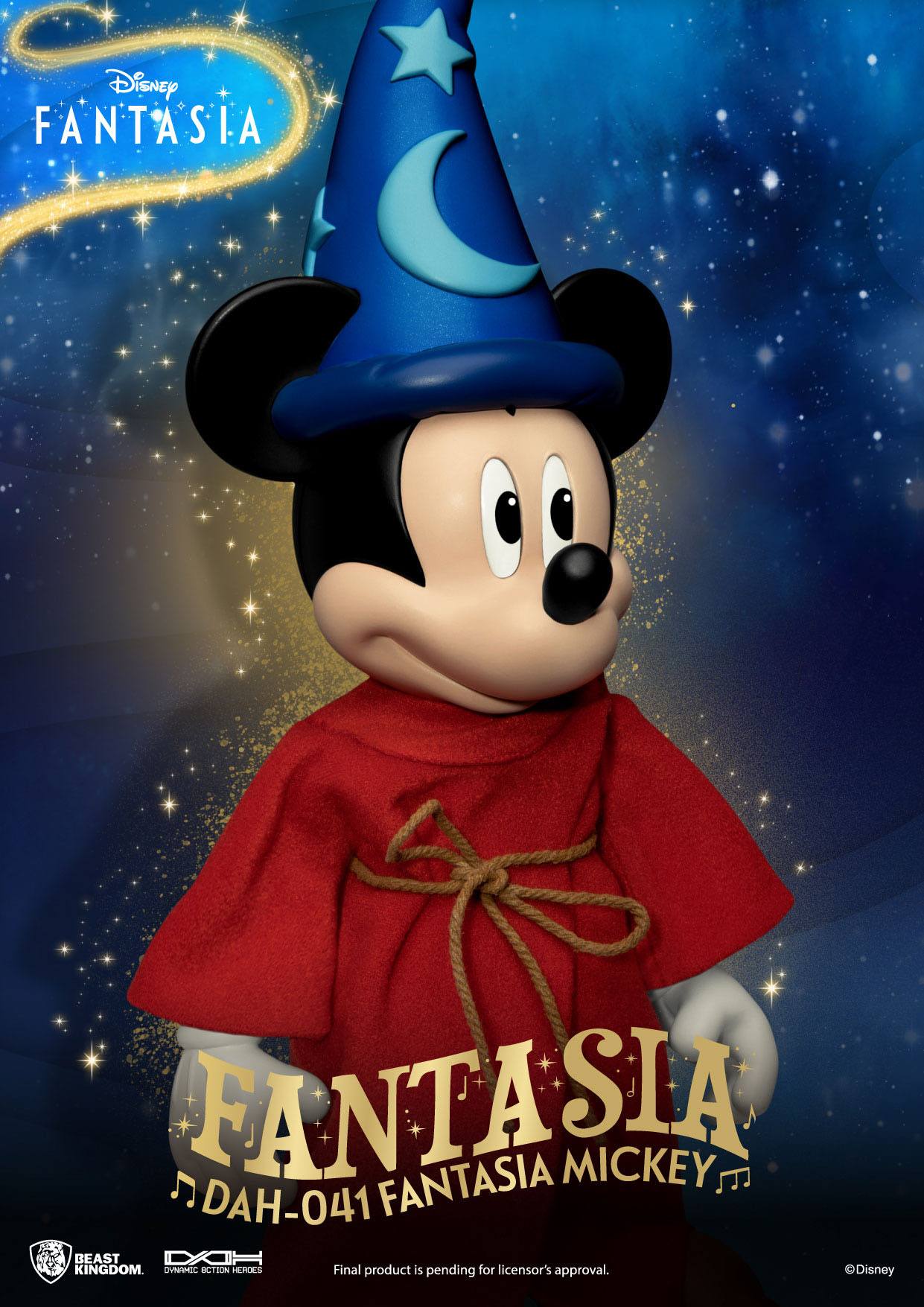 Disney Classic Dynamic Action Figures - 1/9 Scale Mickey Fantasia Deluxe Edition Collectible Heroes