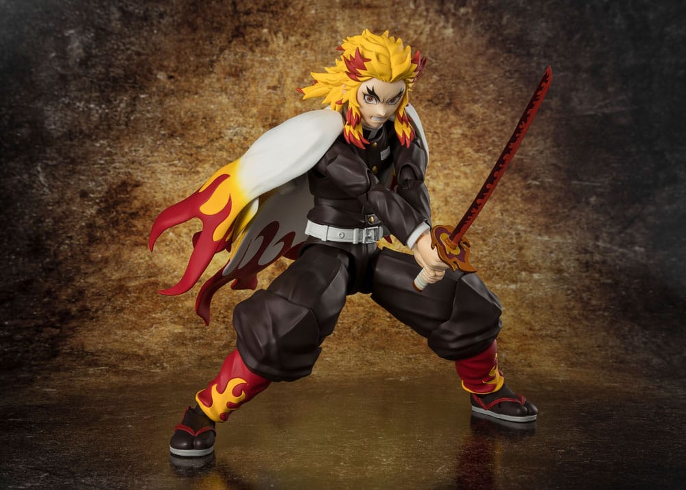 S.H.Figuarts 15cm Demon Slayer Kyojuro Rengoku Action Figure