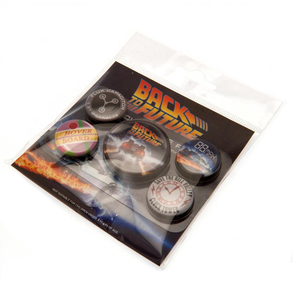 Back To The Future Collection of Button Badges with Catchy Designs