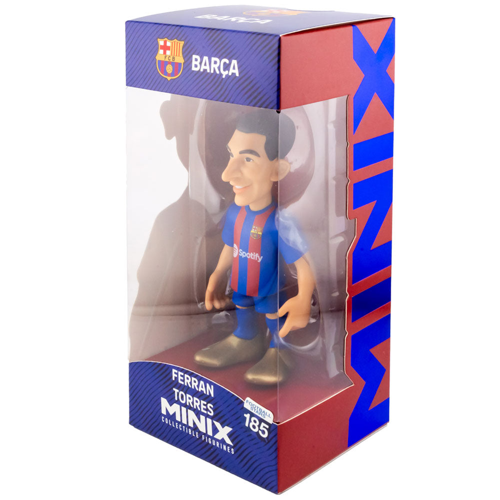 FC Barcelona Collectible MINIX Figure of Ferran Torres in Team Kit