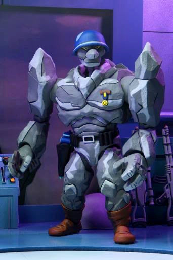 NECA 7-Inch Action Figure of Tragg And Grannitor from the Classic 1980s Teenage Mutant Ninja Turtles Cartoon Series