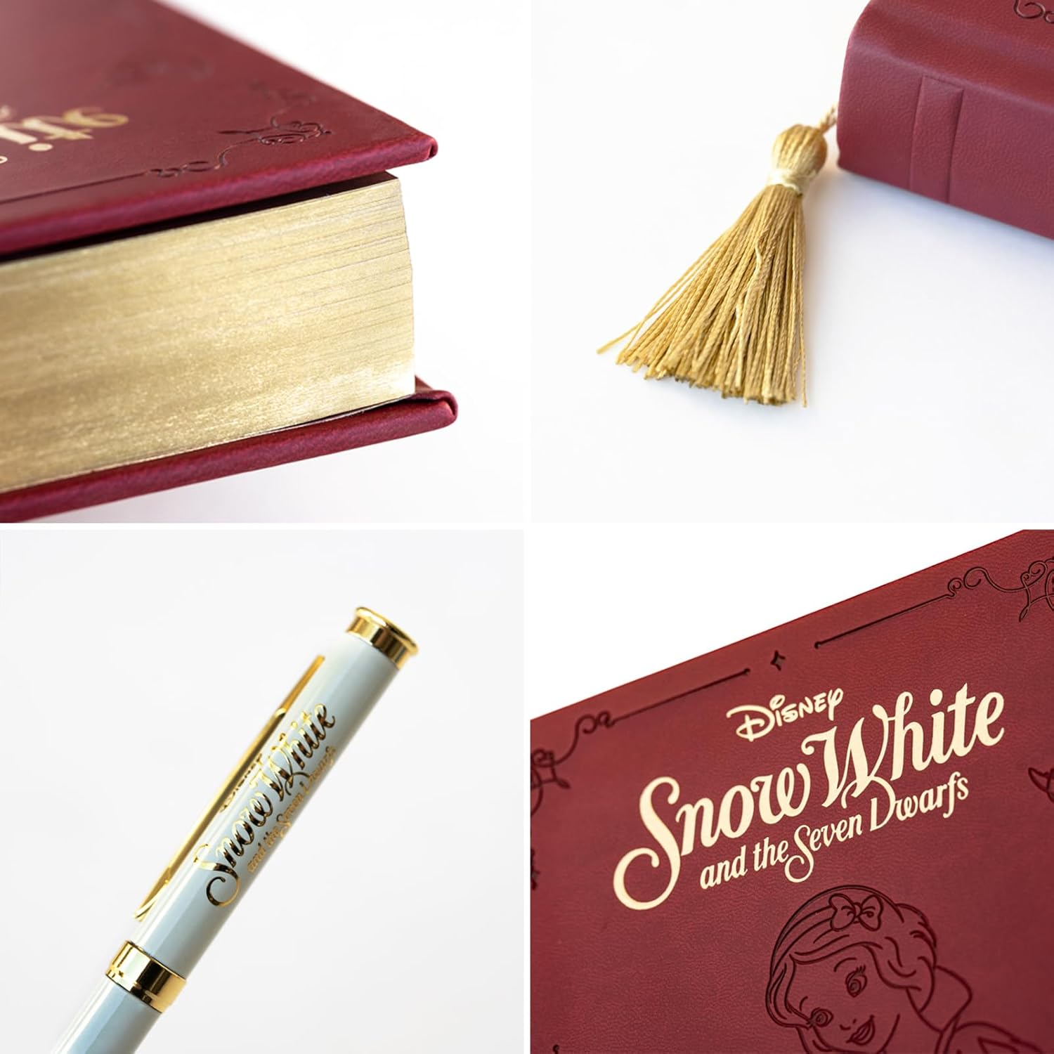 Disney Snow White Themed A5 Notebook Set with Pen and Elegant Gift Box for Stationery Lovers
