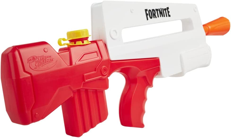 NERF Super Soaker Fortnite Themed Burst AR Style Water Blaster Toy for Outdoor Fun