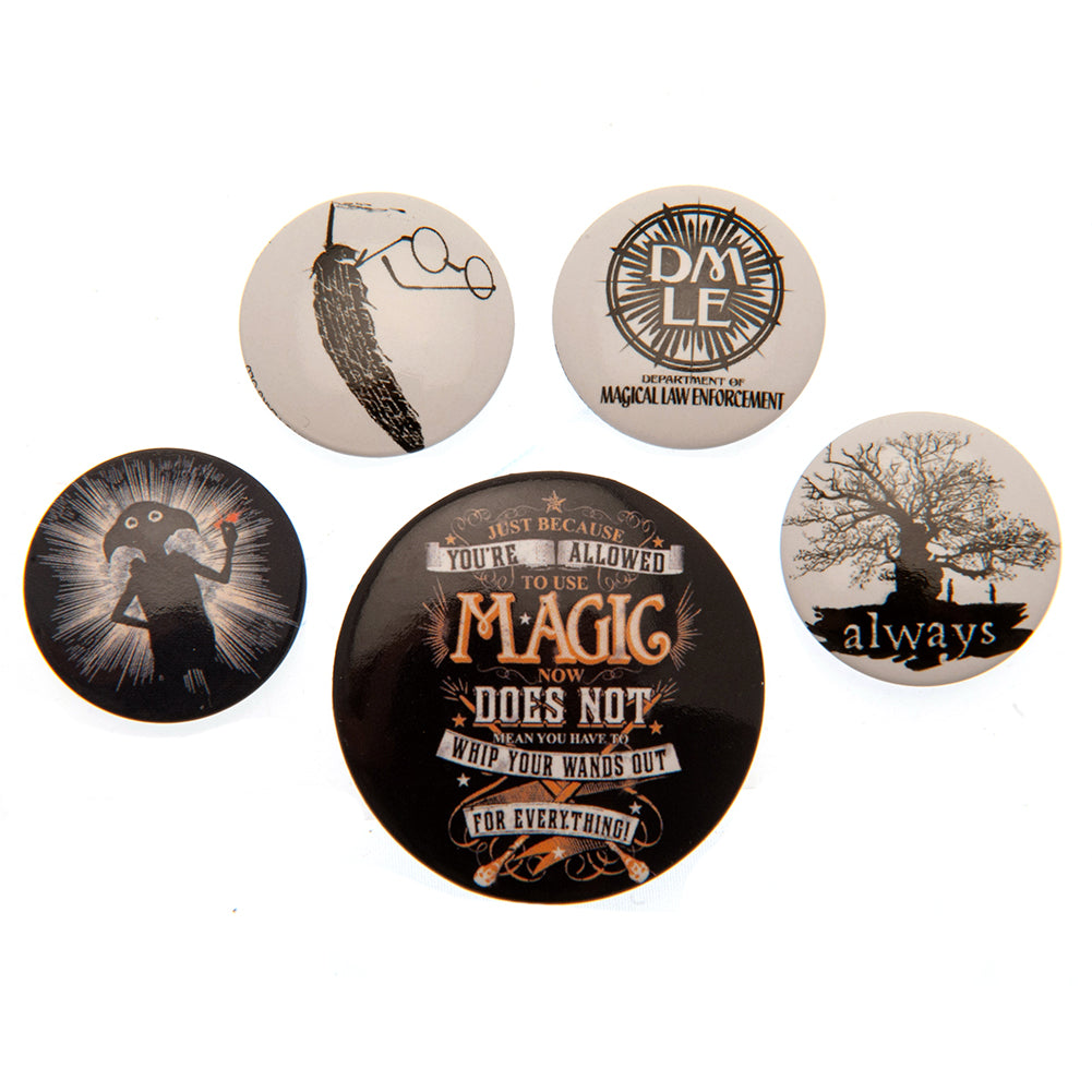Magical Harry Potter Button Badge Collection with Eye - catching Designs