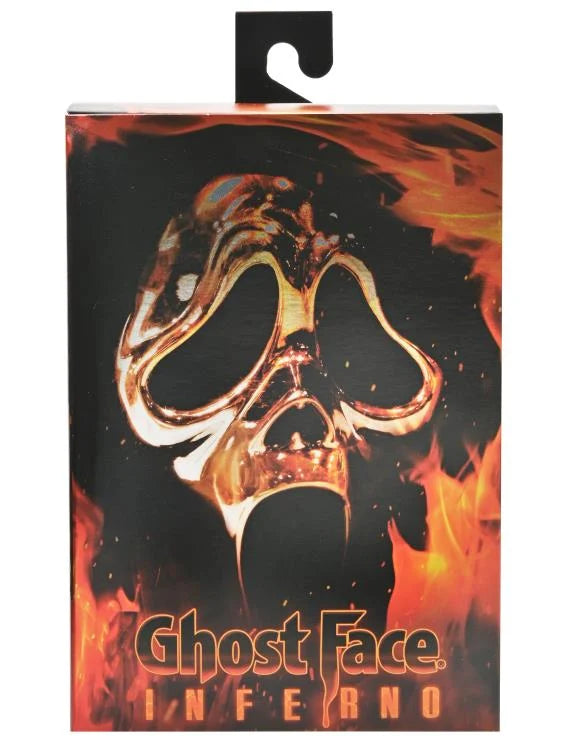 NECA Ghost Face Inferno 7-Inch Ultimate Collectible Action Figure for Horror Enthusiasts
