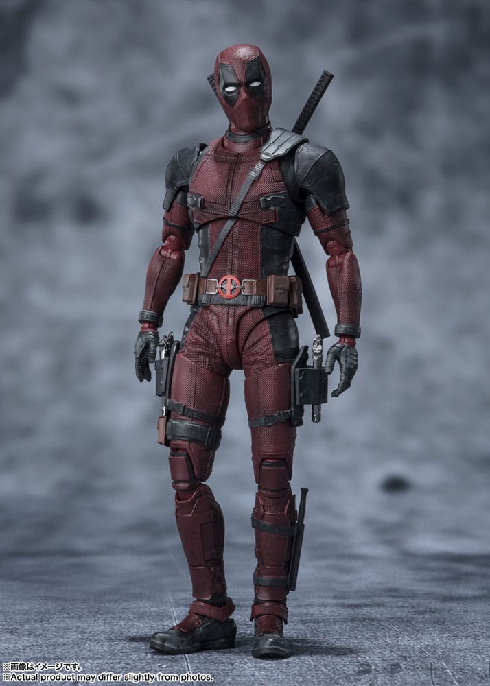 S.H.Figuarts Collectible Deadpool 2 Action Figure with Ash - Covered Appearance