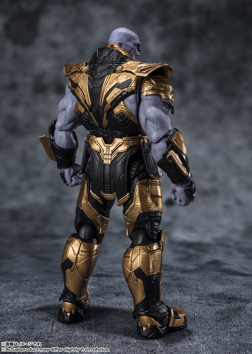 Avengers Endgame: The Infinity Saga Five Years Later (2023) S.H. Figuarts Collectible Thanos Action Figure for Marvel Fans