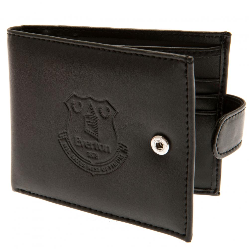 Everton Football Club RFID-Protected Black Leather Wallet