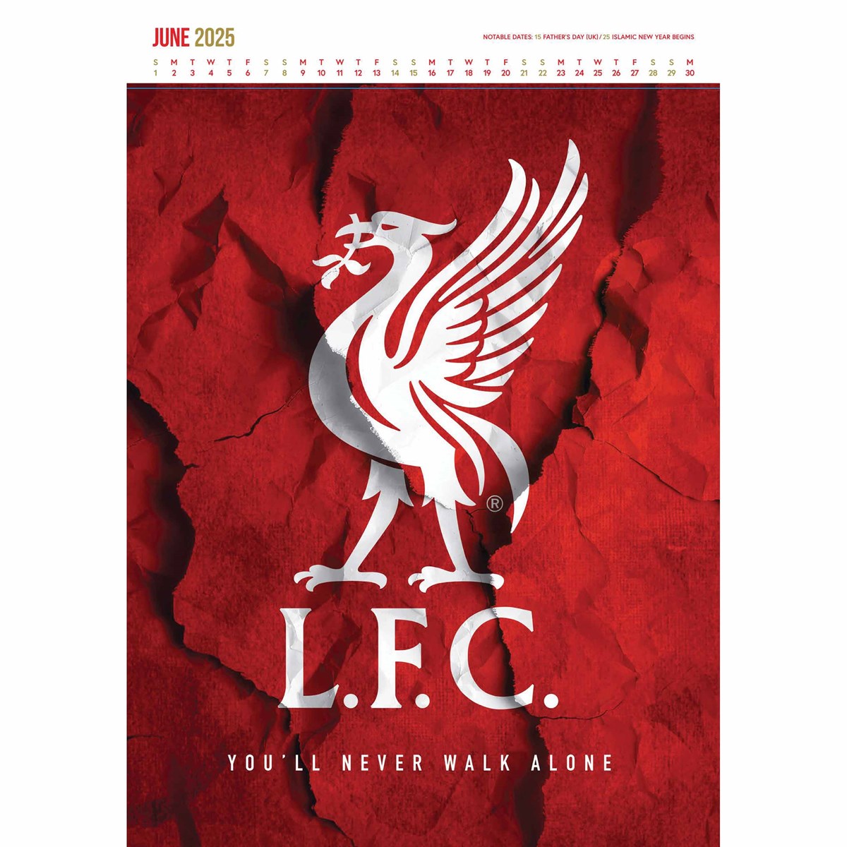2025 Liverpool FC High - end Collectors' Edition Calendar