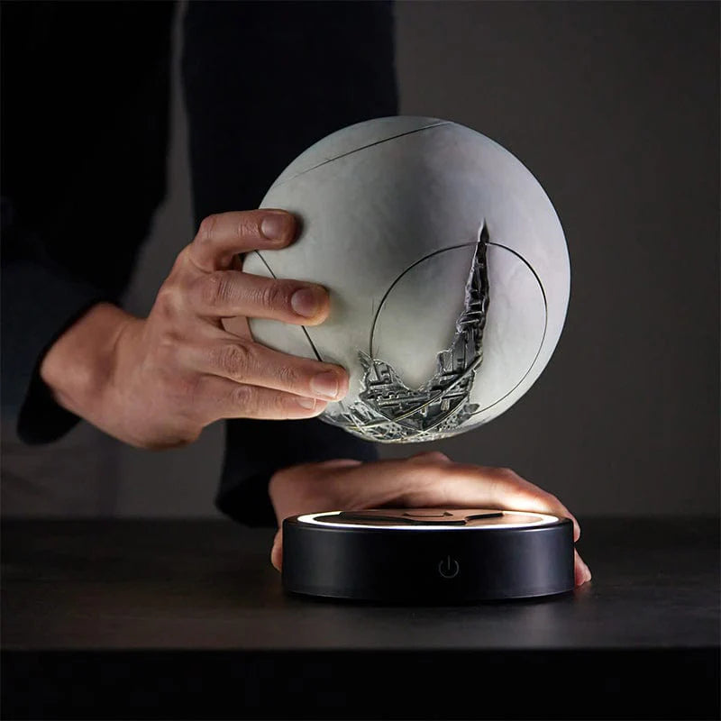 Destiny Themed Floating Traveler LED Decorative Lamp for Gaming and Home Decor