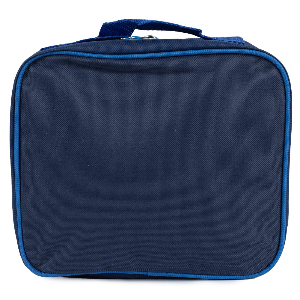 Blue Polyester England FA Double - Zipped Lunch Bag with Crest Patch