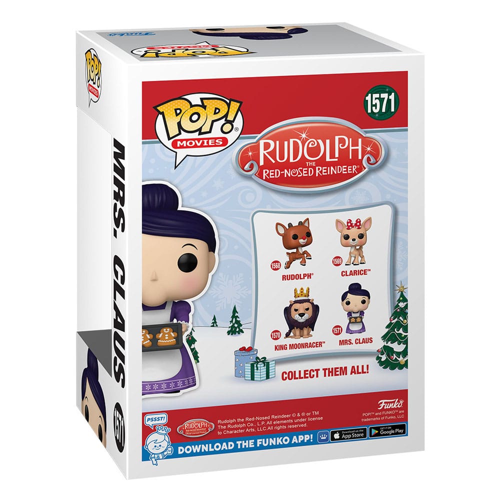 60th Anniversary Mrs. Claus Rudolph the Red - Nosed Reindeer Funko POP Vinyl Collectible Figure