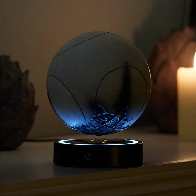 Destiny Themed Floating Traveler LED Decorative Lamp for Gaming and Home Decor