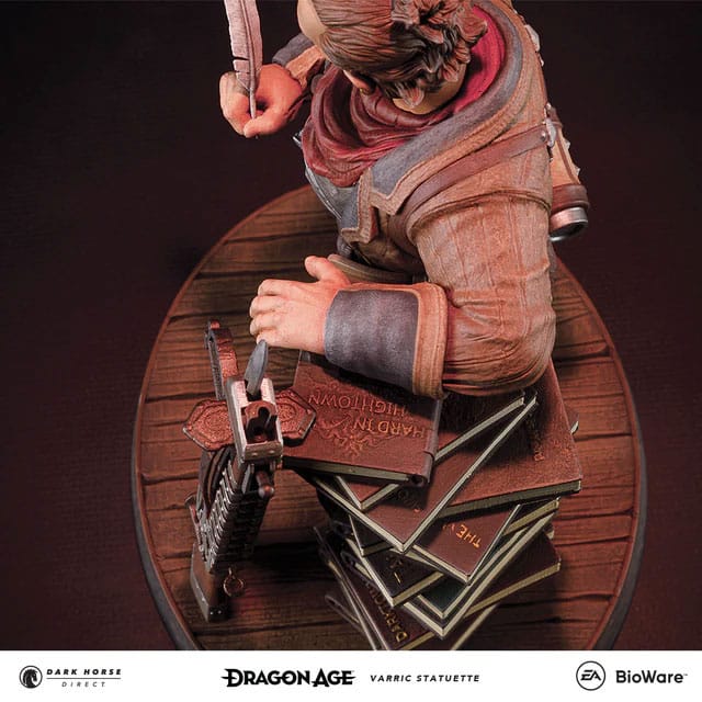 Limited Edition Collectible Dragon Age Varric Tethras Statue Figurine