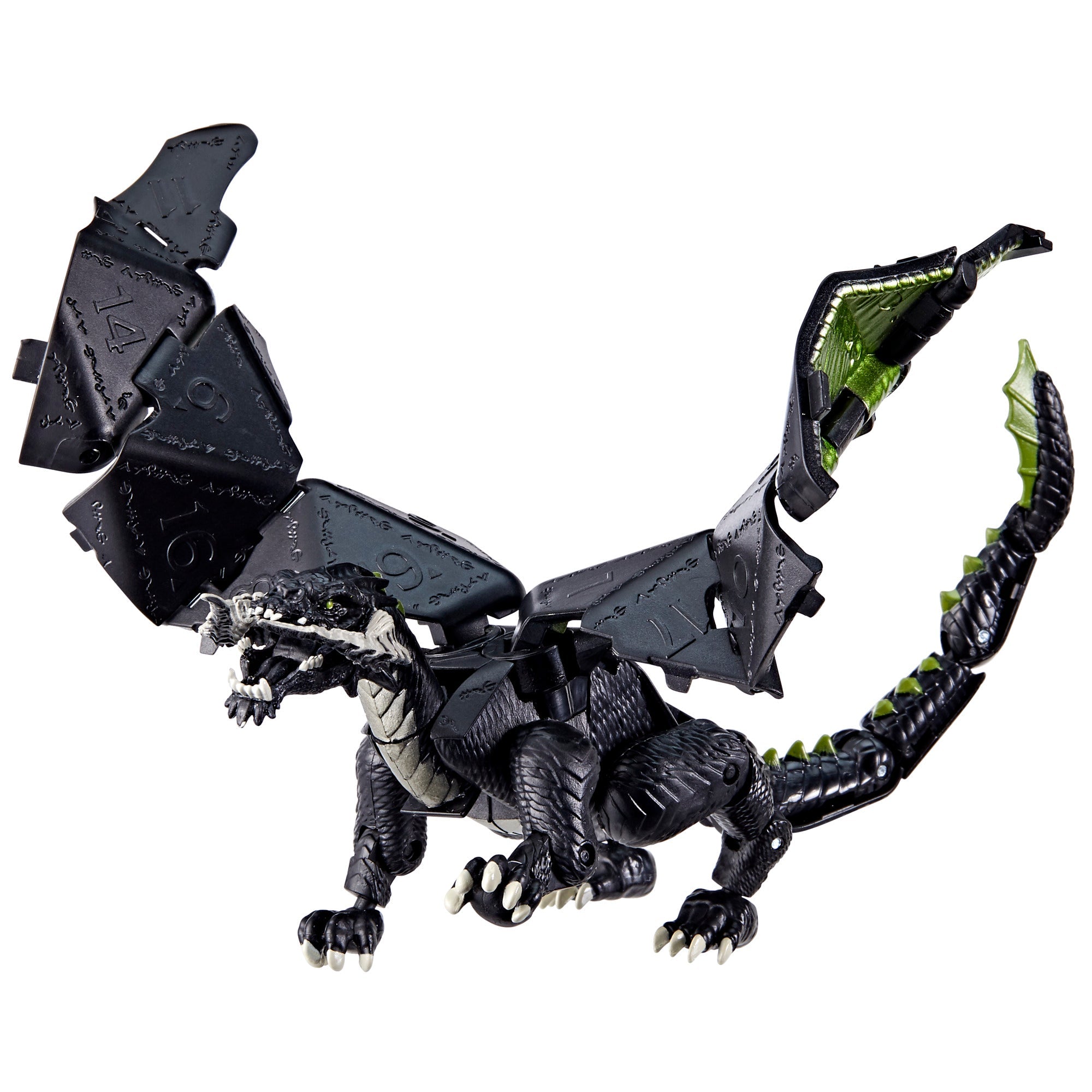 Dungeons & Dragons D&D Dicelings Transformable Black Dragon Action Figure