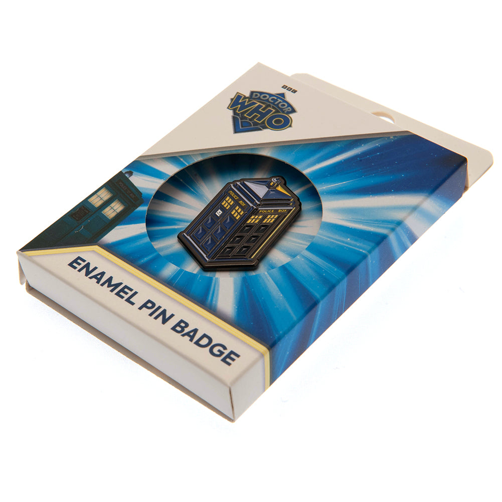 Doctor Who Collectible Enamel Pin Badge Featuring the Iconic Blue Tardis