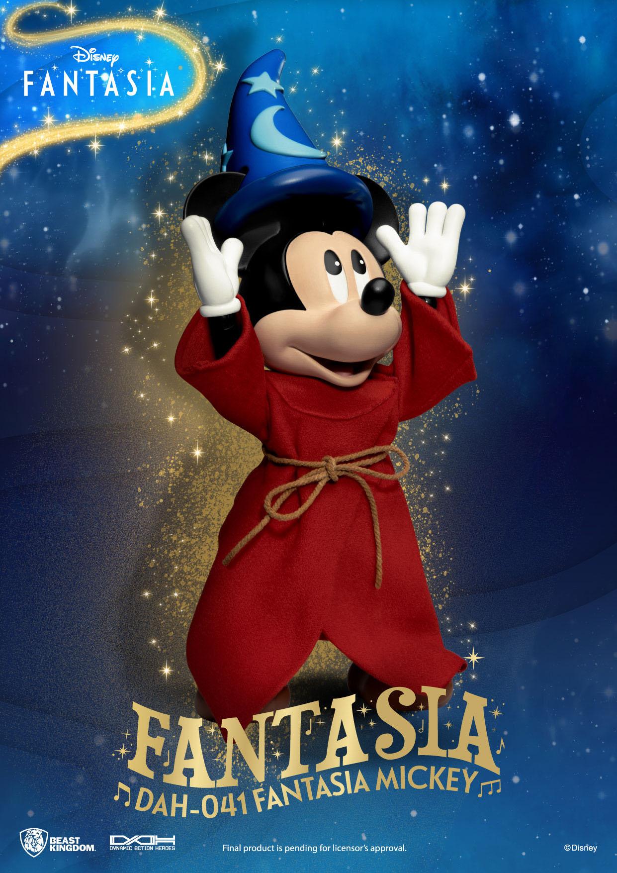 Disney Classic Dynamic Action Figures - 1/9 Scale Mickey Fantasia Deluxe Edition Collectible Heroes