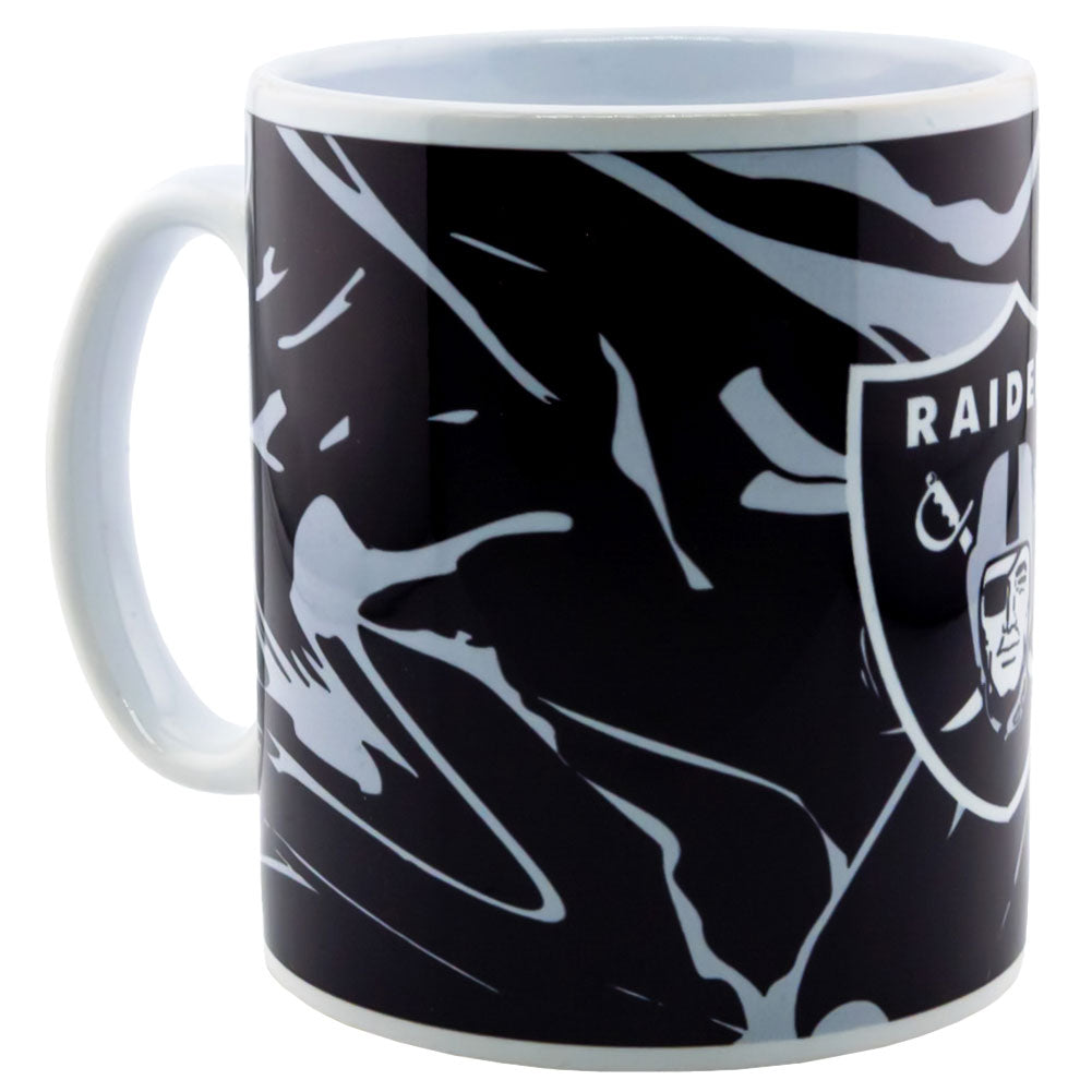 Las Vegas Raiders Camo Design Ceramic Coffee Mug for Daily Use