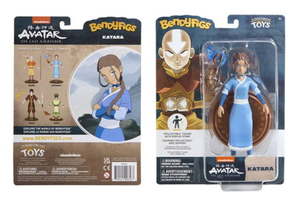 Complete Bundle of 4 Avatar The Last Airbender Bendyfigs Action Figures