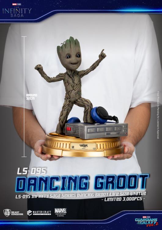 Exclusive Limited Edition Life-Sized Dancing Groot Statue from Guardians of the Galaxy Vol. 2 in the Infinity Saga