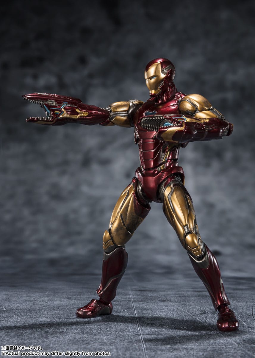 Avengers Endgame 2023 Five Years Later S.H. Figuarts Highly Detailed Iron Man Mk 85 Action Figure
