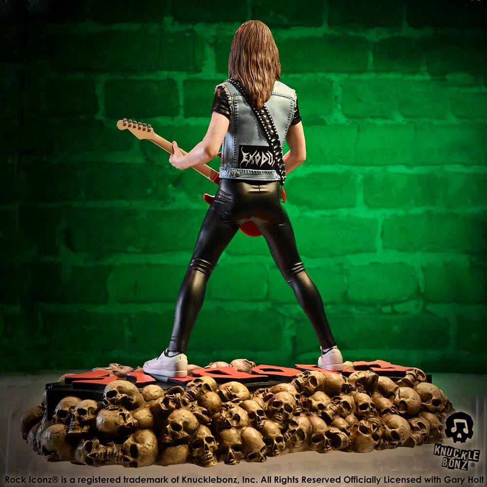 Limited Edition 1/9 Scale Exodus Rock Iconz Gary Holt Hand - crafted Statue