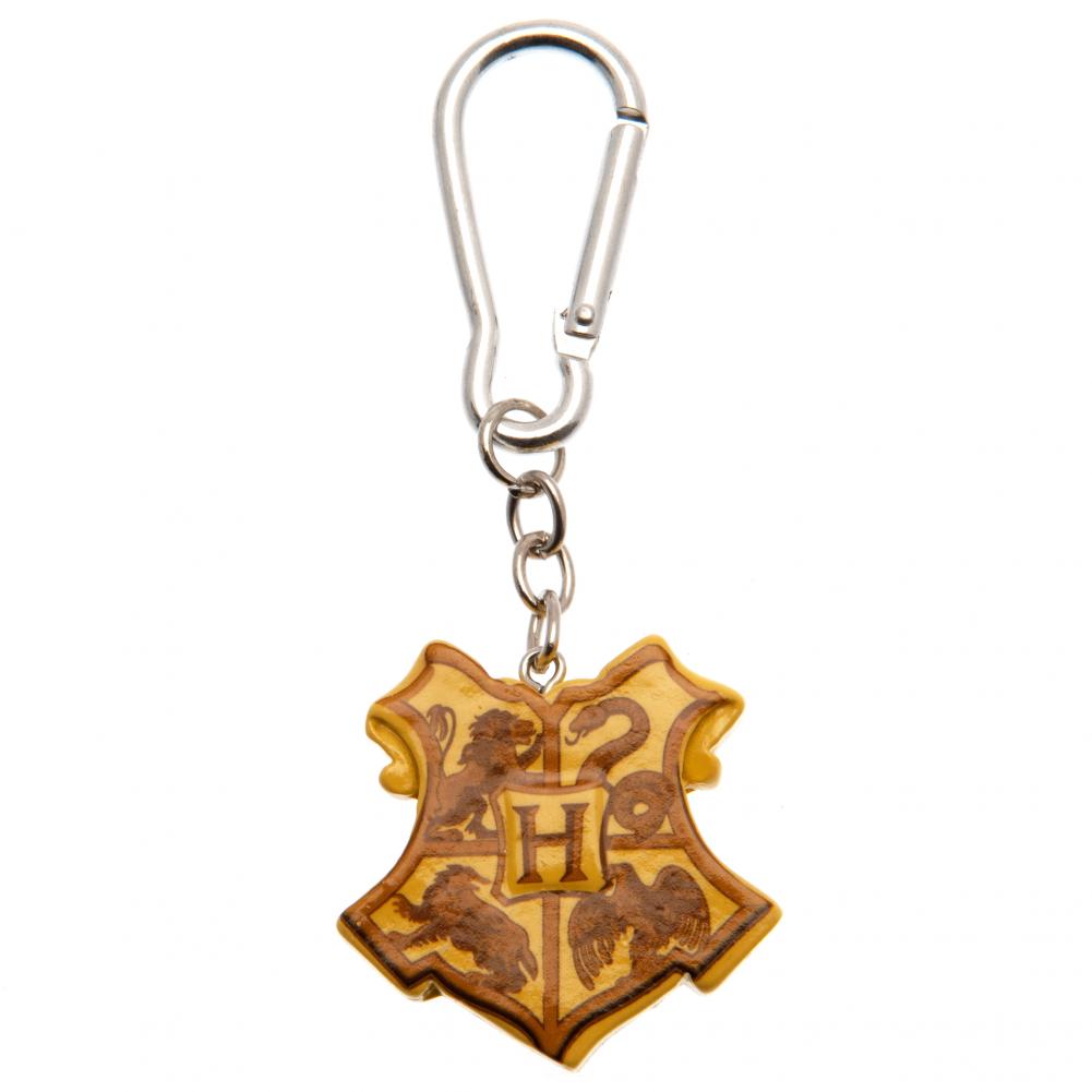 3D Polyresin Harry Potter Keyring with Hogwarts Crest