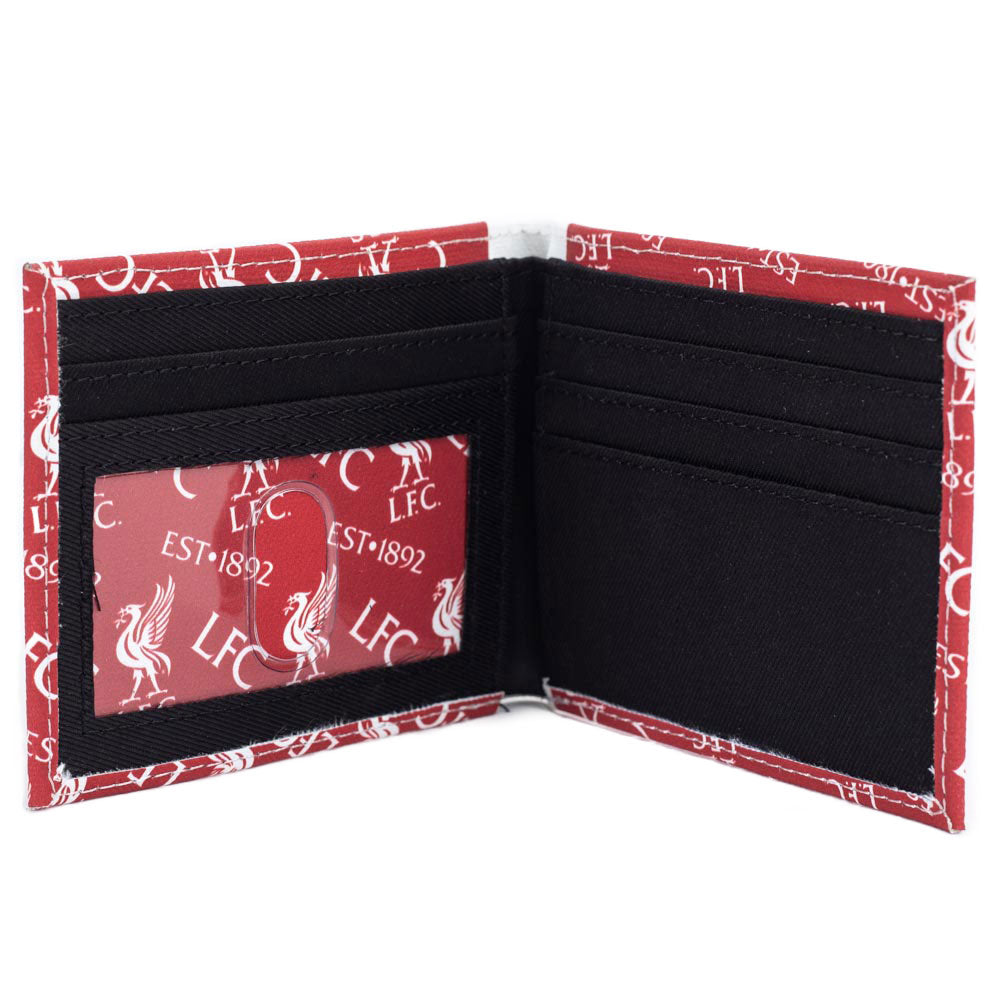 Vibrant Liverpool Multi - Icon Colored Canvas Bi - fold Wallet