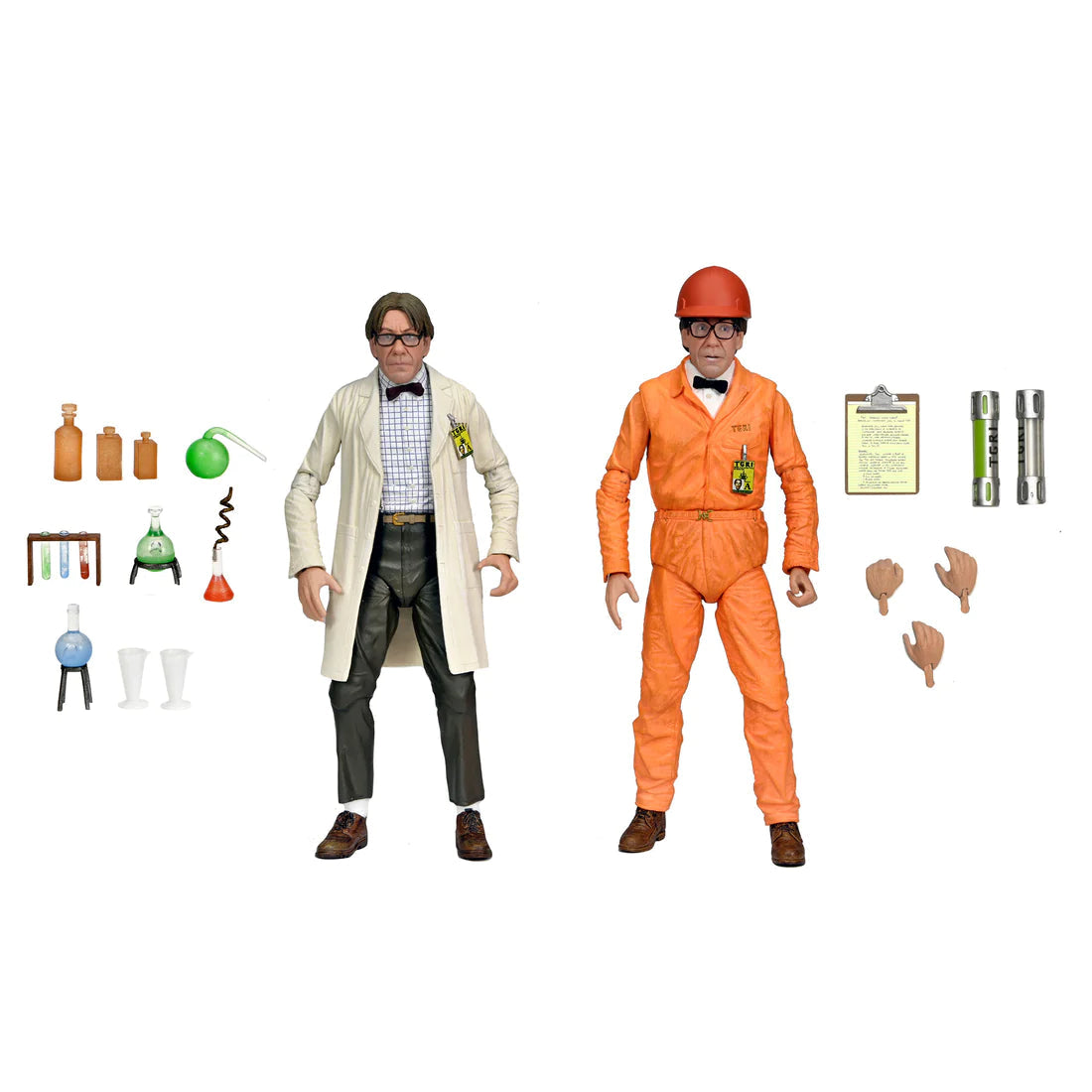 NECA Collectible 7 Scale Action Figure 2-pack of Professor Perry from Teenage Mutant Ninja Turtles II: The Secret of the Ooze