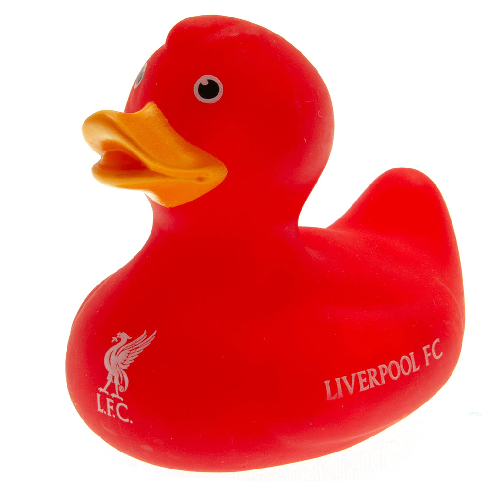 Liverpool Football Club Red Rubber Bath Time Duck Toy