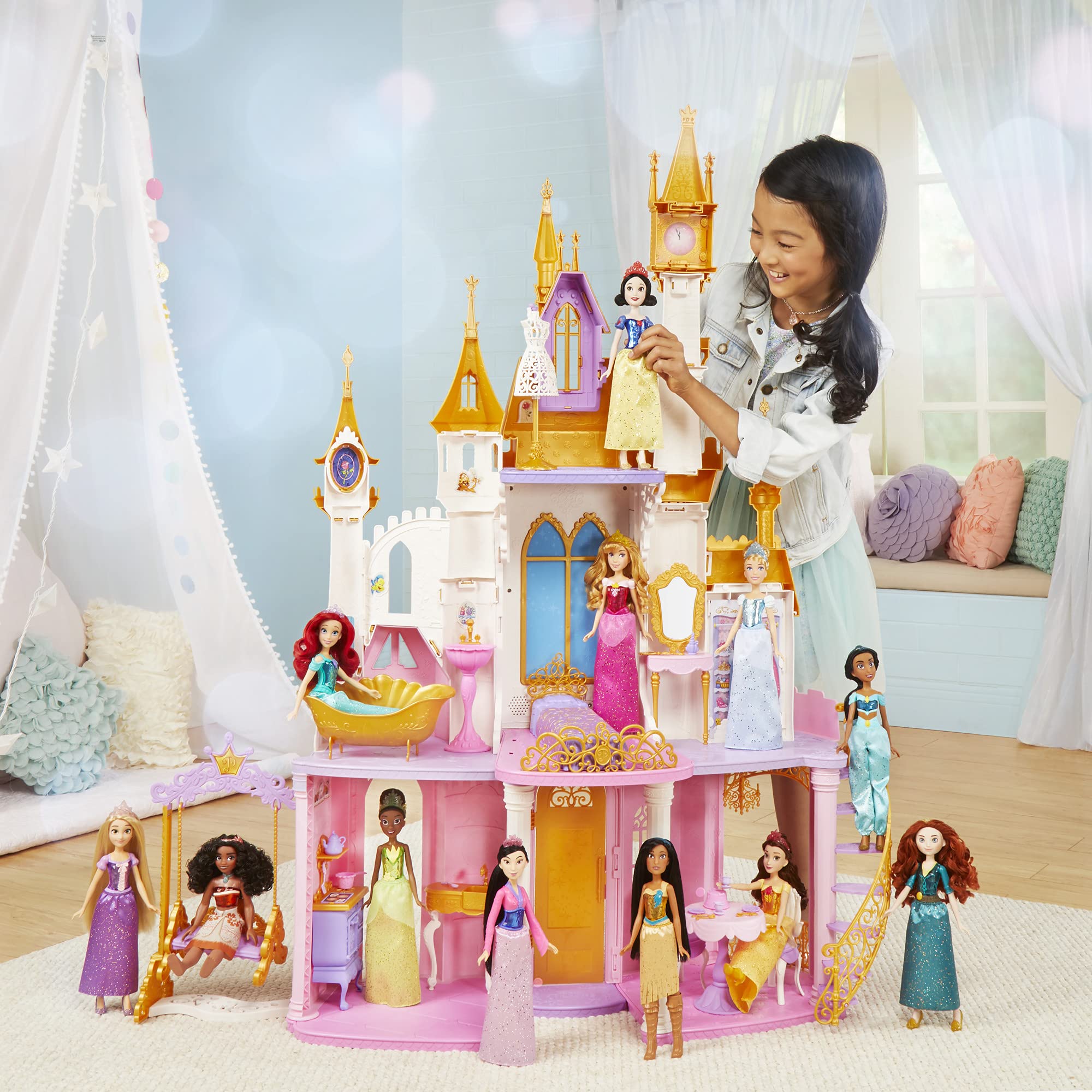 Disney Princess Dollhouse - The Ultimate Celebration Castle for Little Disney Fans