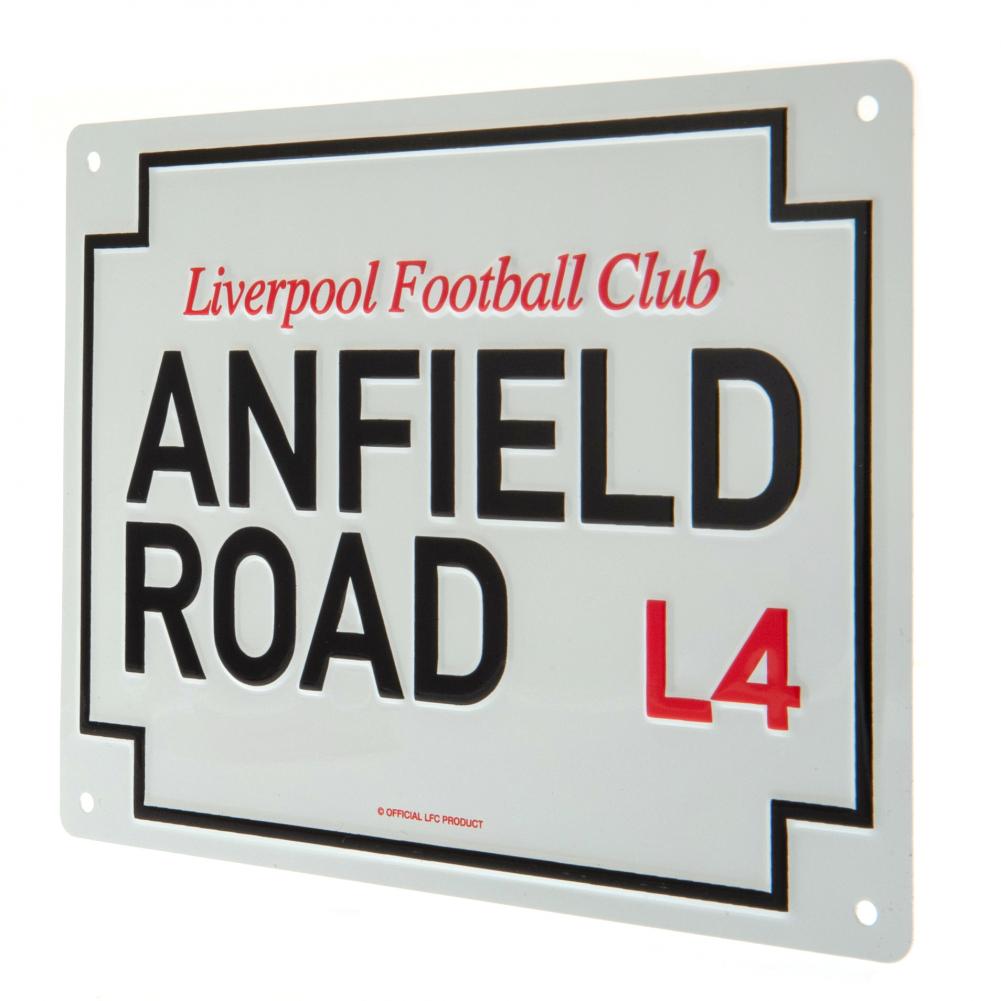 Authentic Liverpool FC Anfield Road Wall Decorative Metal Sign