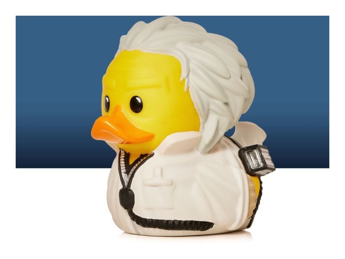 Miniature Back to the Future Tubbz - Cosplaying Duck Doc Brown Collectible