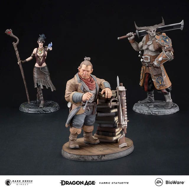 Limited Edition Collectible Dragon Age Varric Tethras Statue Figurine