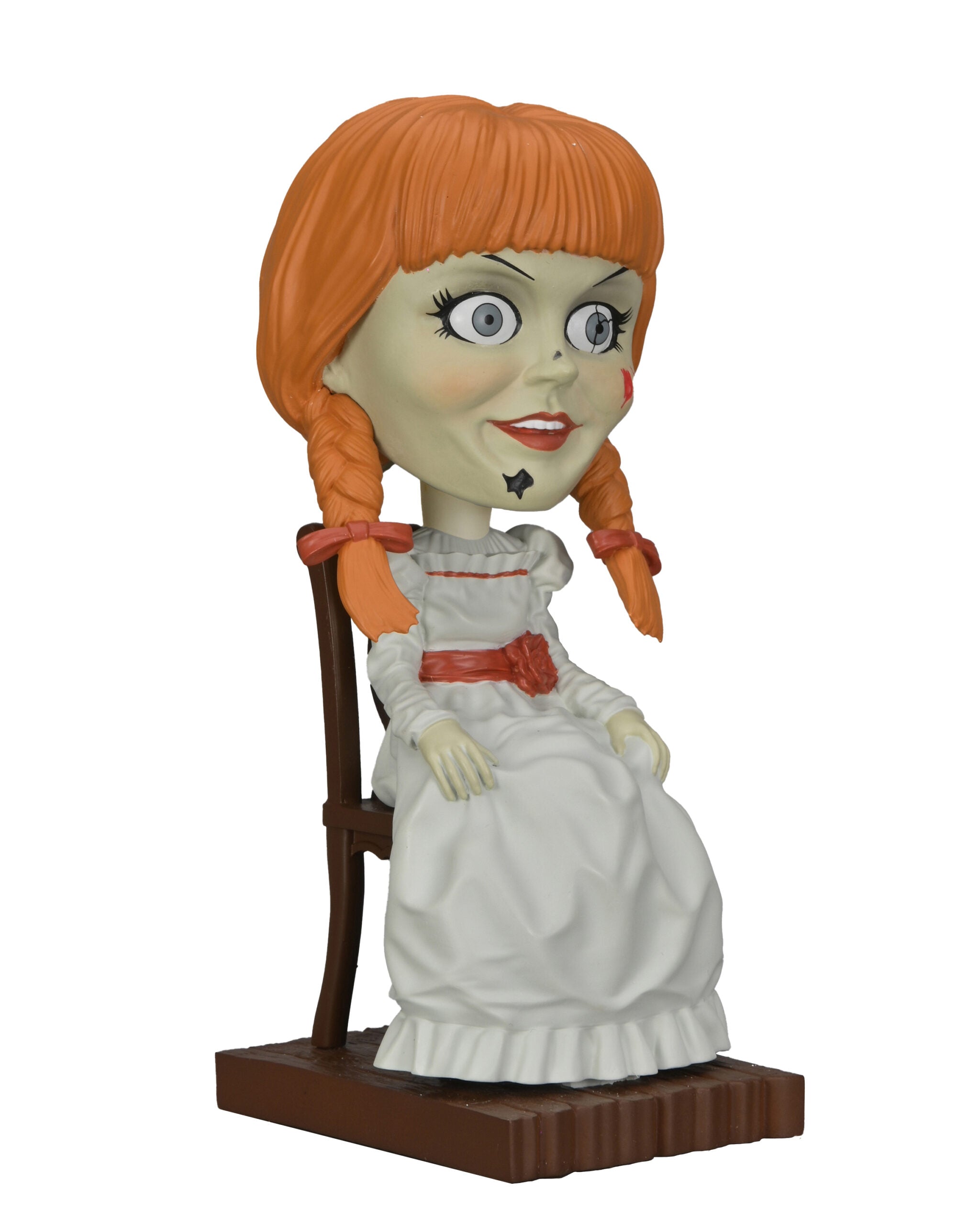 NECA Collectible The Conjuring Universe Annabelle Head Knocker Resin Figure for Horror Fans