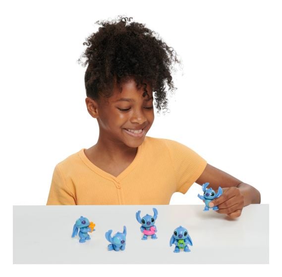5-Pack Set of 2.5-Inch Disney Stitch Collectible Figures