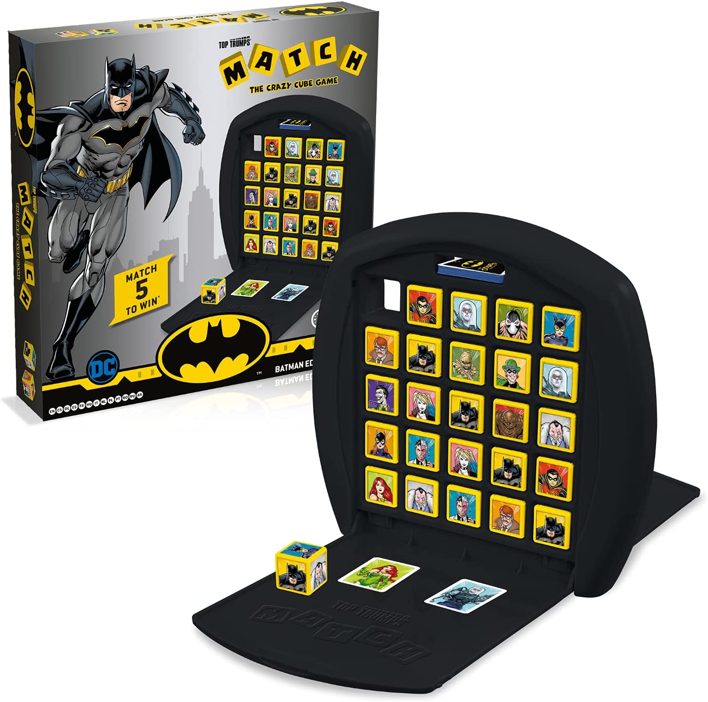Animated Classic Batman Series Matching Board Strategy Game Suitable for Young Fans