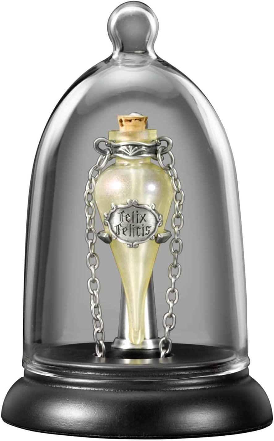 Harry Potter Inspired Felix Felicis Glass Pendant Necklace with Collector Display Case