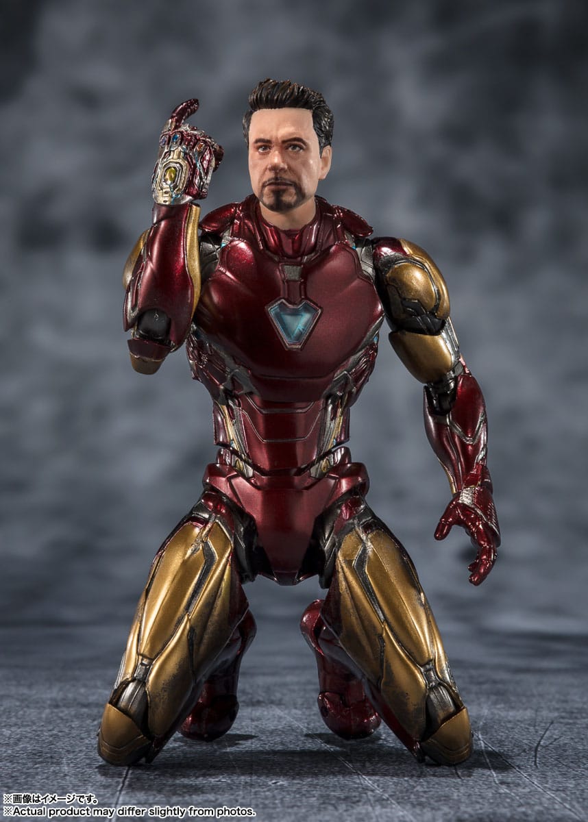 Avengers Endgame 2023 Five Years Later S.H. Figuarts Highly Detailed Iron Man Mk 85 Action Figure