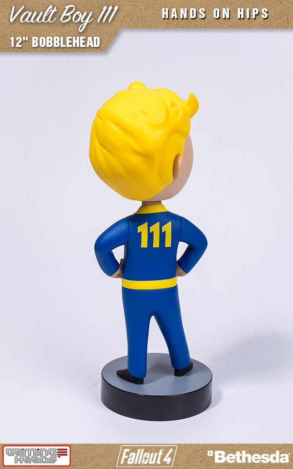 12 - inch Fallout Vault Boy 111 Bobblehead with Hands on Hips