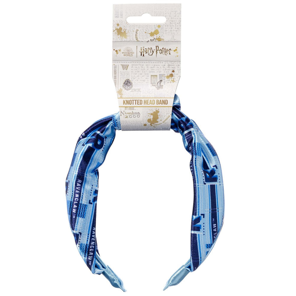 Colorful Satin Knotted Ravenclaw Harry Potter Headband for All Sizes