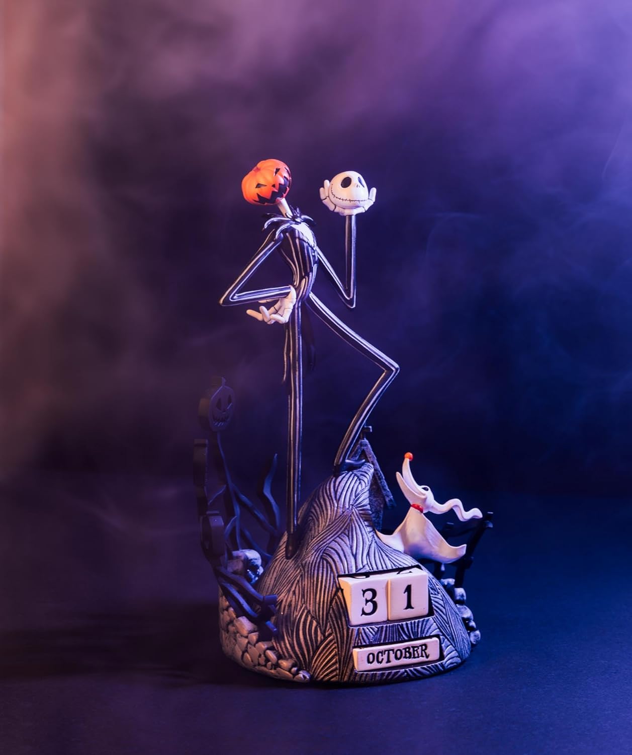 Disney The Nightmare Before Christmas Hand - Painted 3D Resin Perpetual Calendar