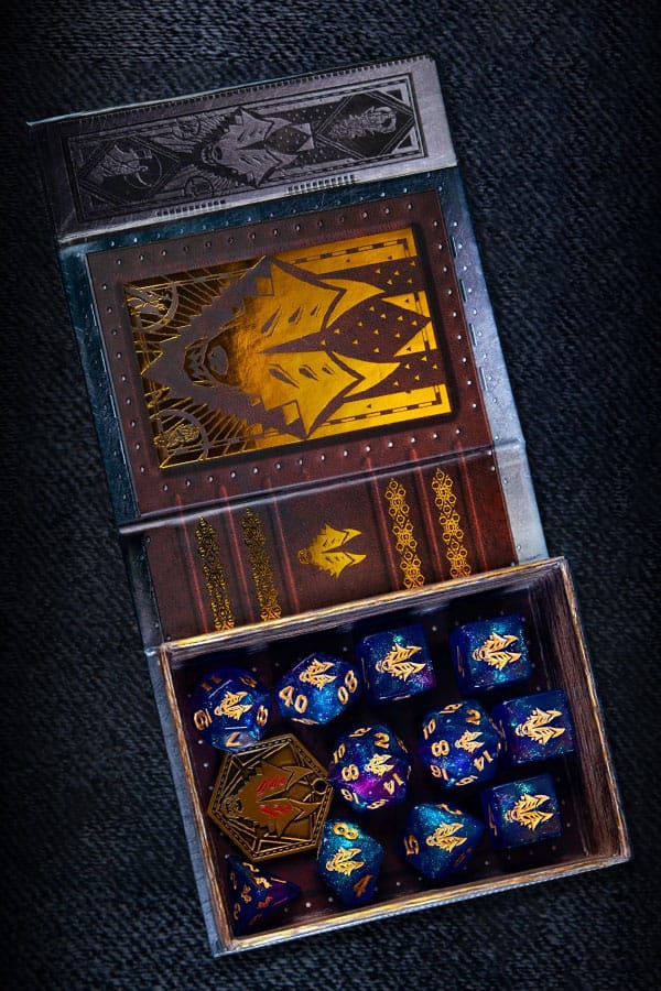 Dragon Age Dice Set for the Dread Wolf - High - Quality Polyhedral Gaming Dice