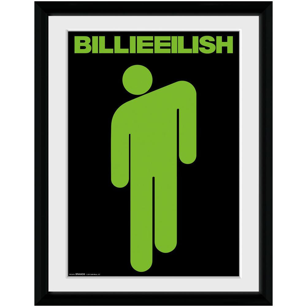 High - quality 16 x 12 Billie Eilish Stickman Framed Picture for Collectors
